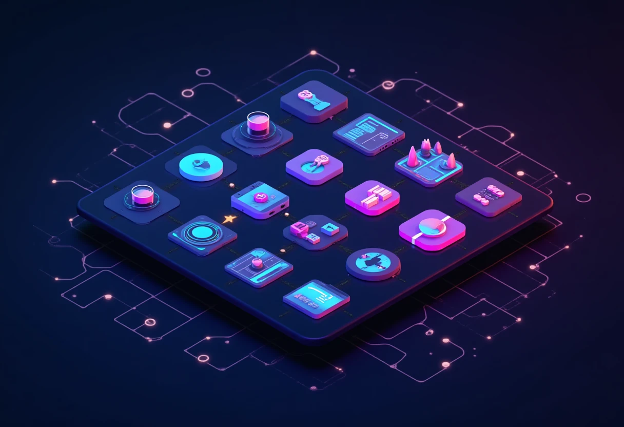 App icons representing shopping apps