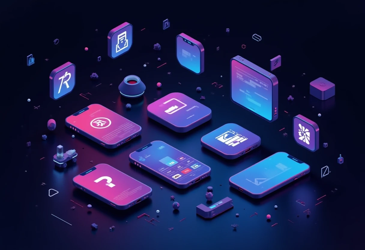 Niche streaming app icons